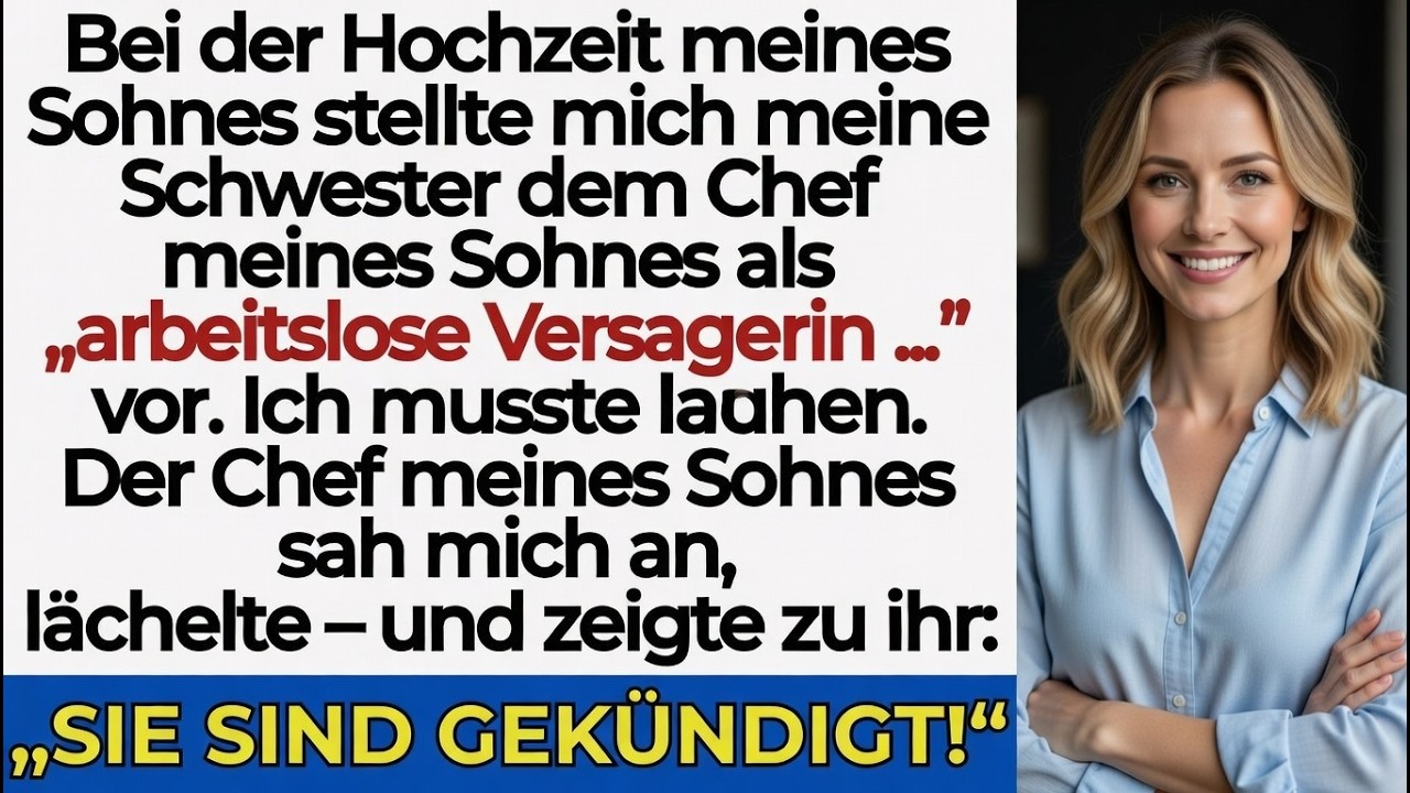 Meine Familie lachte, als meine Schwester mich „arbeitslose Versagerin“ nannte – ihr Chef hörte zu