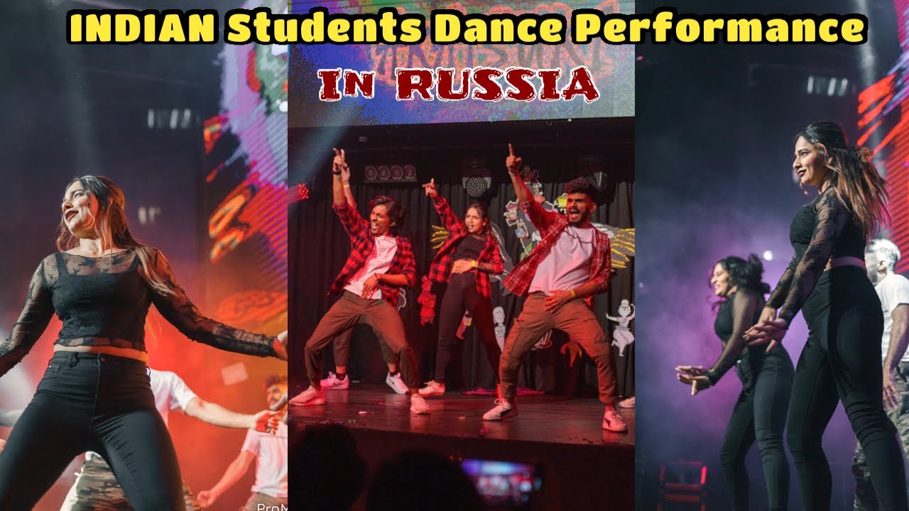 Dance performance for Indian night in russia🇮🇳🇷🇺| Kajra re| Thaai kelavi| oo antava va|
