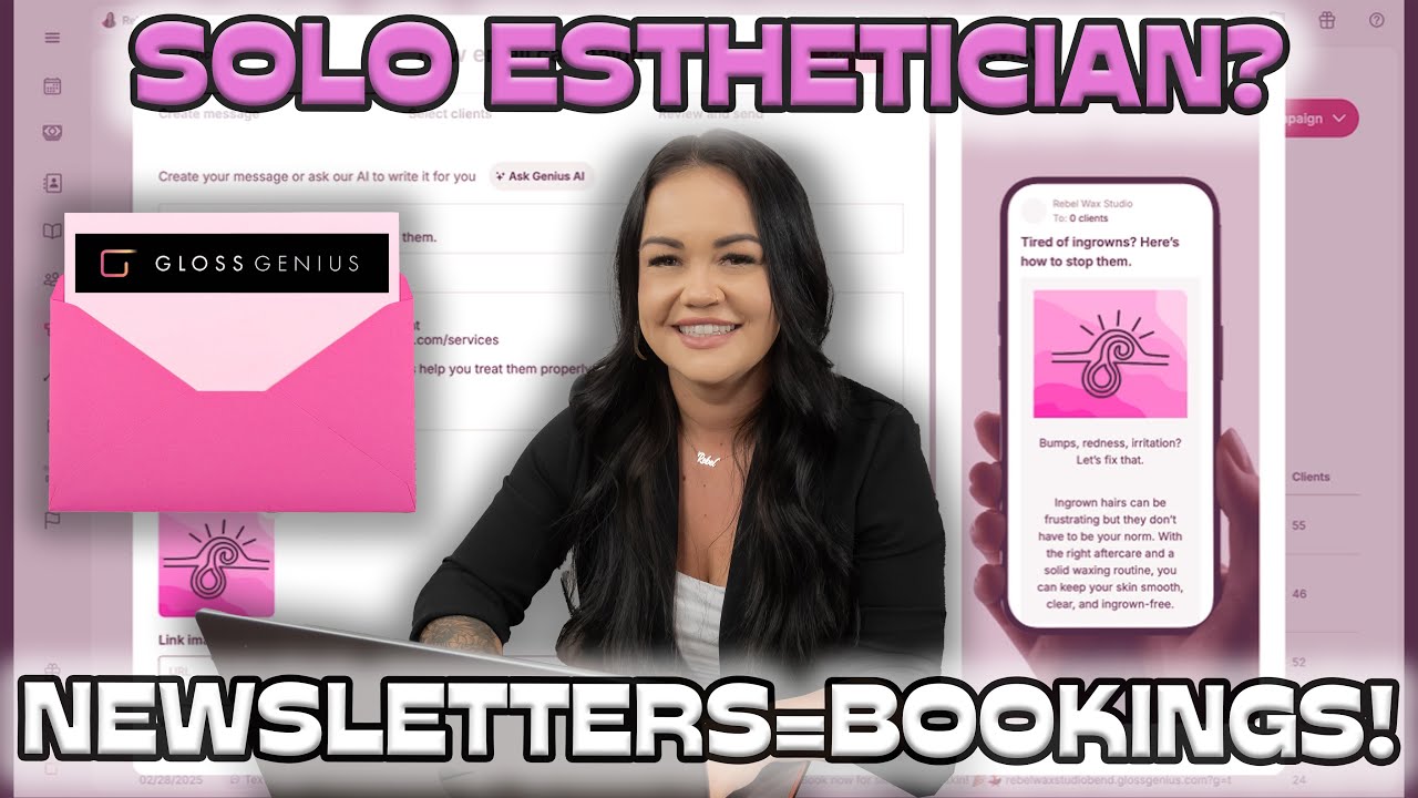 How to Write Newsletters That Actually Book Clients | My Email Strategy Using ChatGPT & GlossGenius