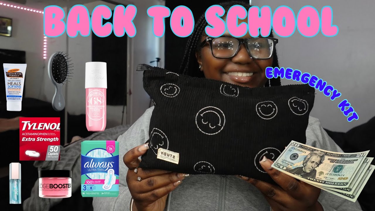 BACK TO SCHOOL emergency kit + we hit 700 subs | sophomore year ep3