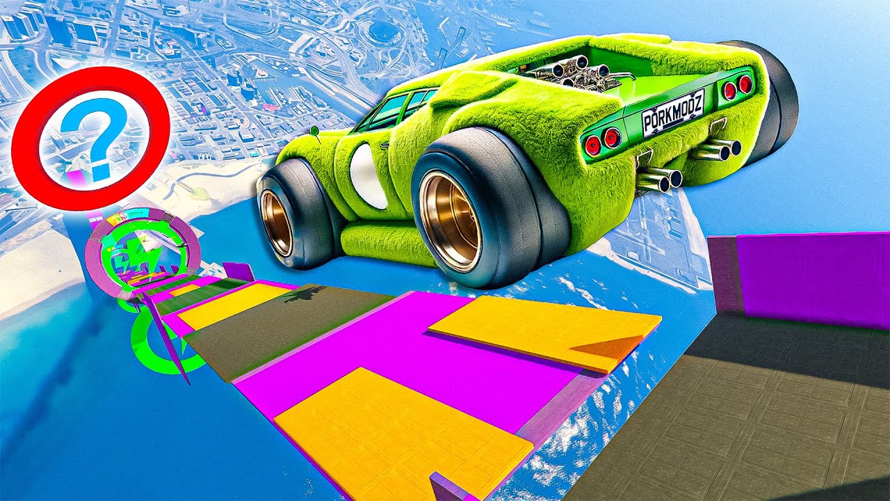 MEGA RAMPA RANDOM RIPIDA !!! 🐷GARE🐷 GTA 5 ONLINE