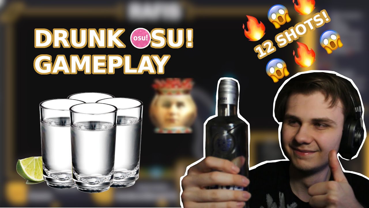 I tried playing osu! drunk... THIS IS WHAT HAPPENED
