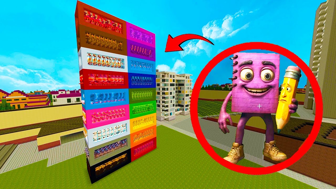 All NEW Cursed Italian Brainrot Nextbots in Colored Boxes Minecraft PE MOD