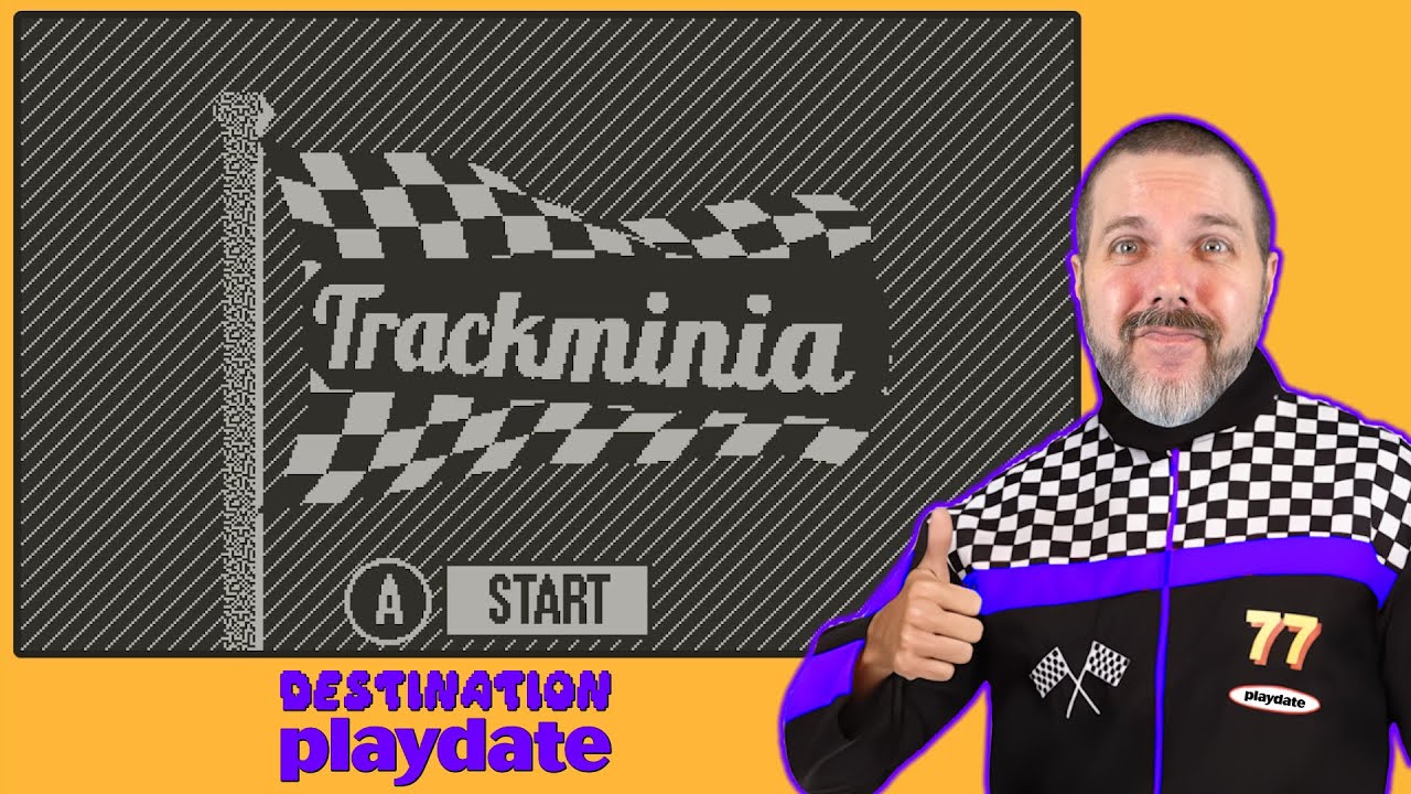 Trackminia - Playdate gameplay + impressions