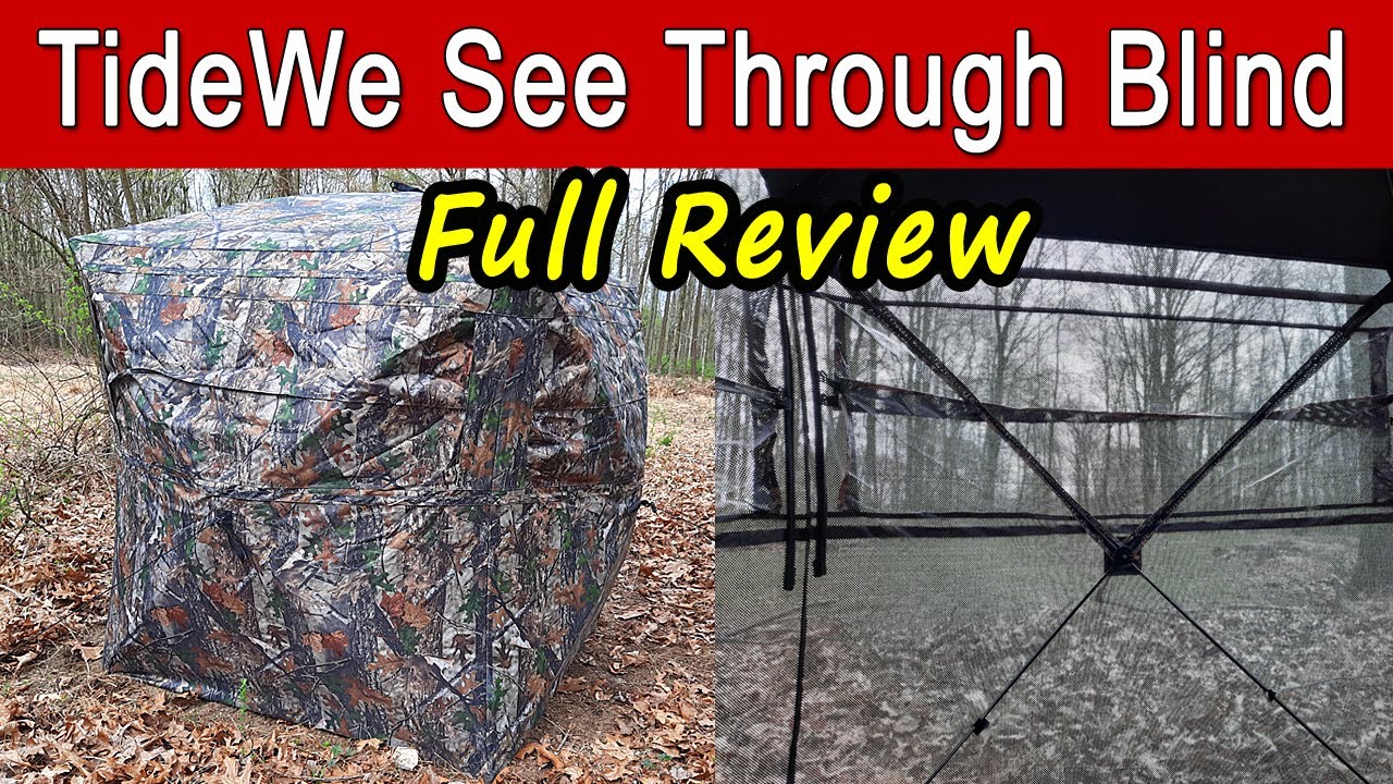 TideWe See Through Hunting Blind Review | Does It Really Work??