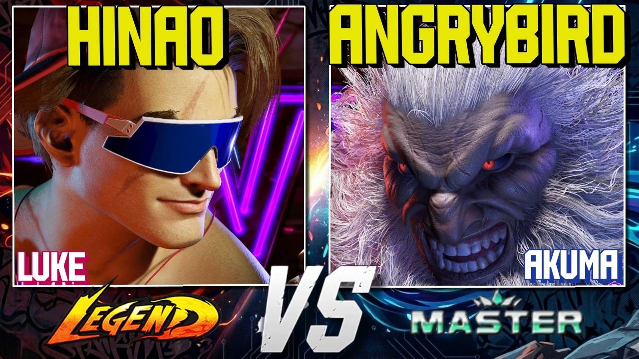 AngryBird (Ryu) vs Hinao (Luke) 🔥 High-Level SF6 Match