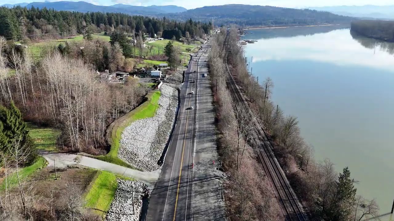 HWY #7 EB 260208 Drone
