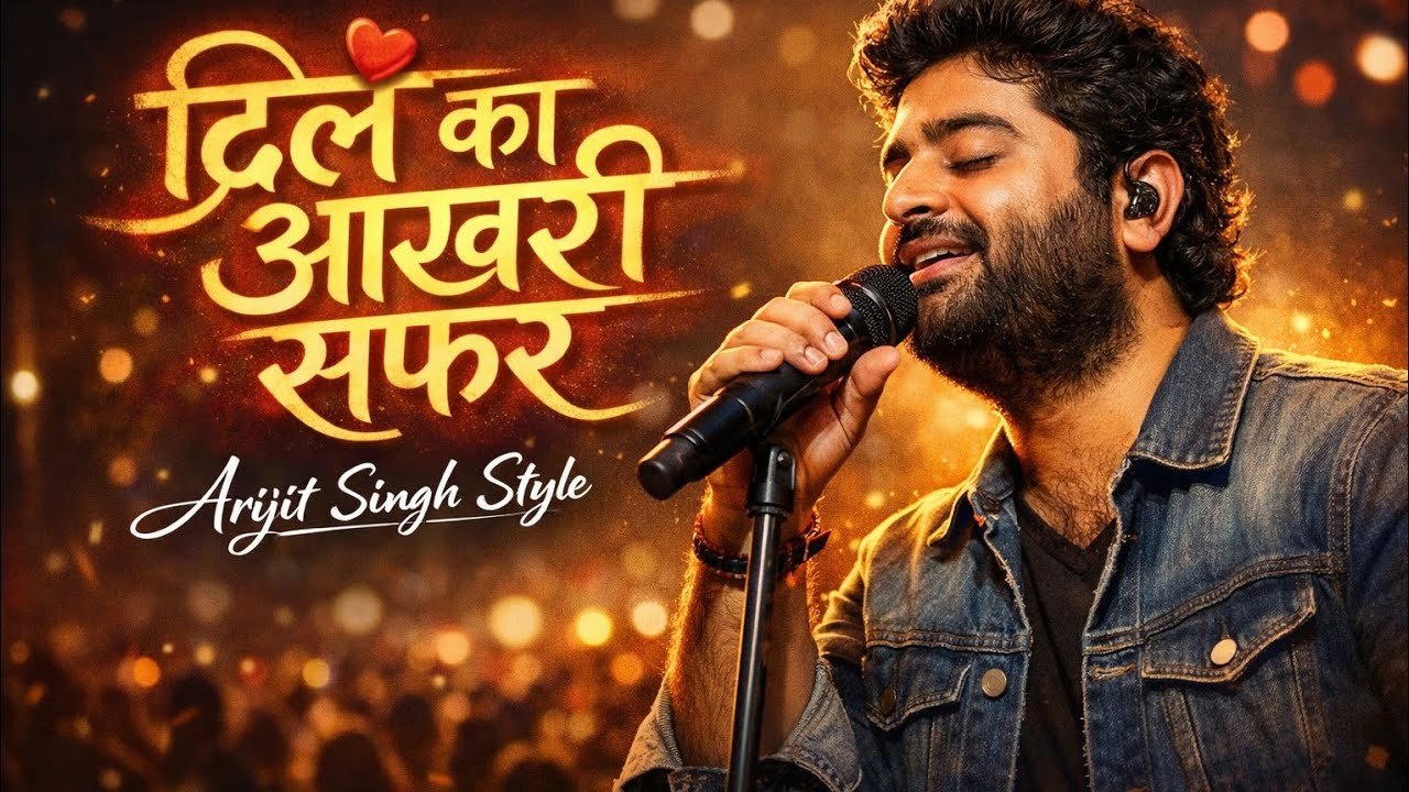 Dil ♥️ Ka Aakhri Safar 🥺 Arijit Singh Style | New Sad Song 🎶