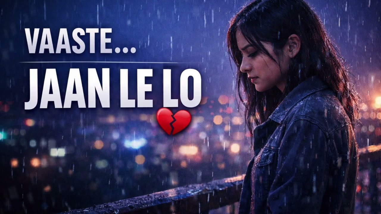 Vaaste Jaan Le Lo 💔 | Hindi Lo-fi Song | Sad Romantic Chill Vibes | Mind Relax Music