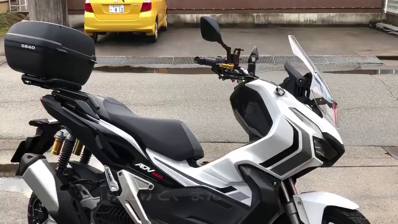 ADV150にSHADのリヤボックス装着