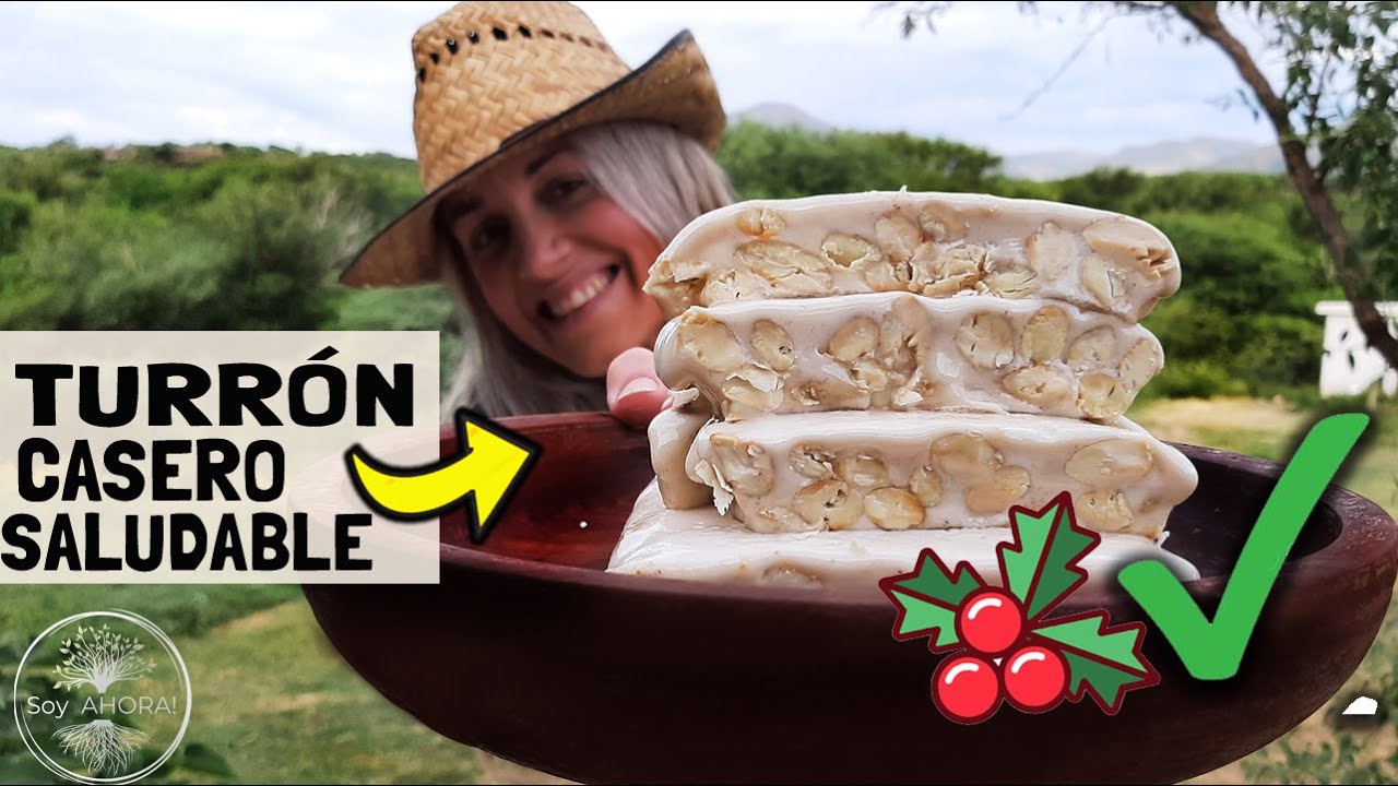 🌲Turrón para Año Nuevo!🎉 Rápido y Sano y  sin hornear! Cocinando en Córdoba 🙌