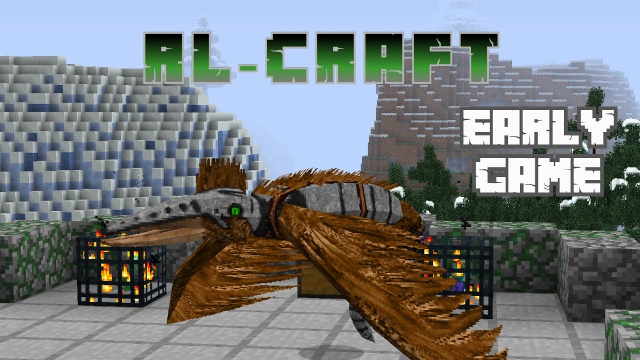 Easy early Game flight (Taming a ROC!!) | RLCraft Ep6