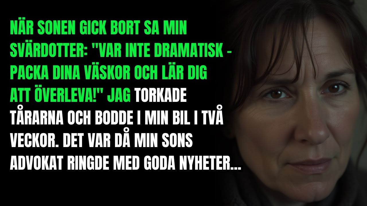 När min son gick bort sa min svärdotter Var inte dramatisk, packa dina väskor och lär dig att...
