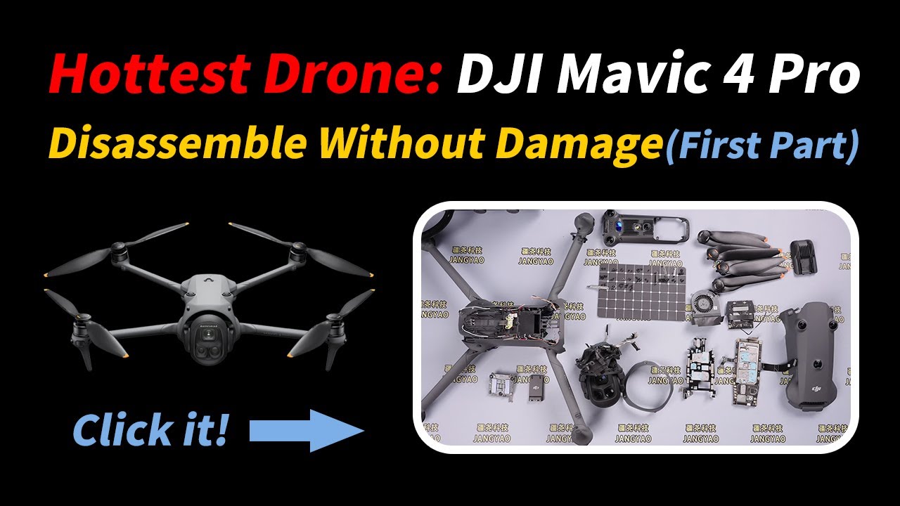 DJI Mavic 4 Pro Teardown: What’s Inside 2025's Hottest New Consumer Drone? (First Part)