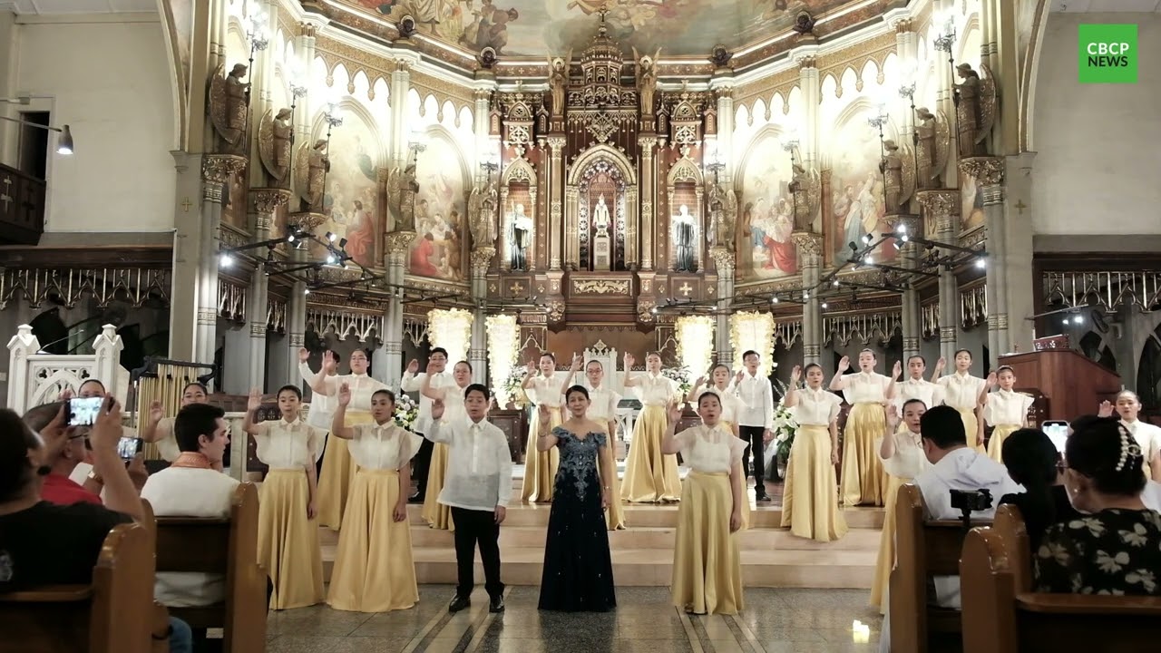 Filipino children's choir sings for Pope Francis' healing #CBCPNews