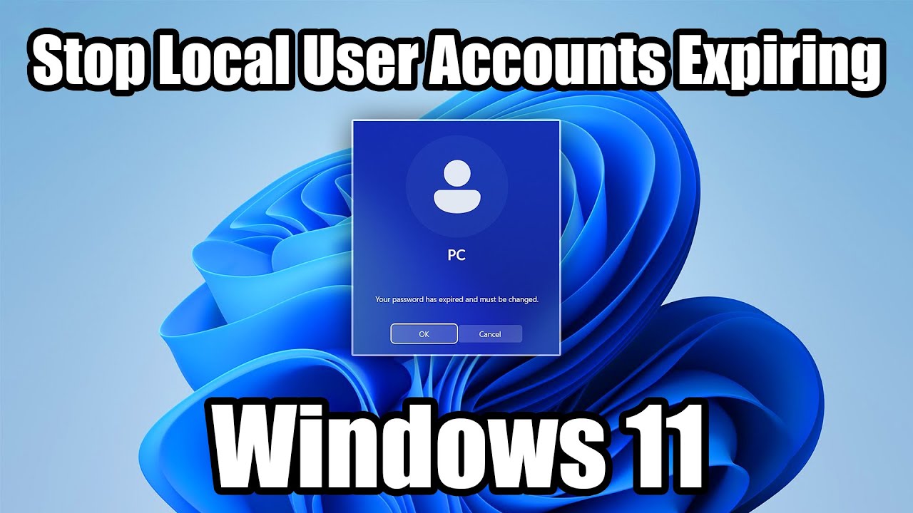 Stop Password Expiring on Local Accounts in Windows 11