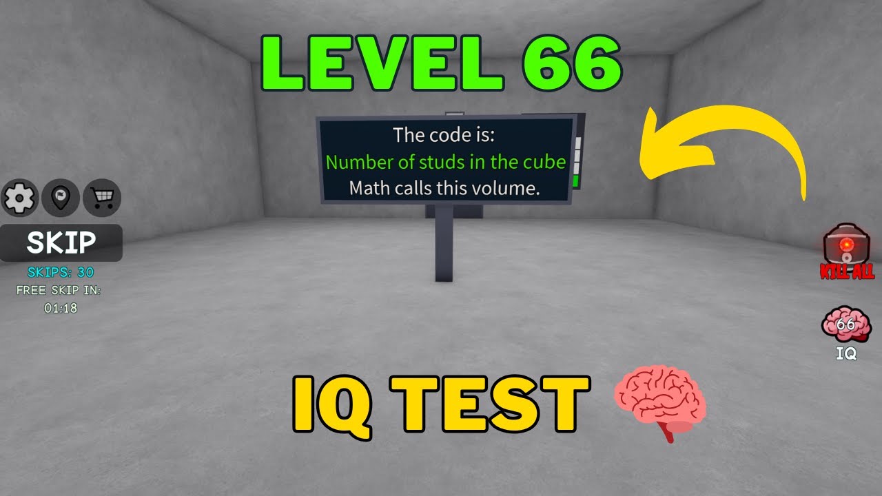 How To Solve Roblox IQ Test Level 66 | IQ Test 🧠 Guide