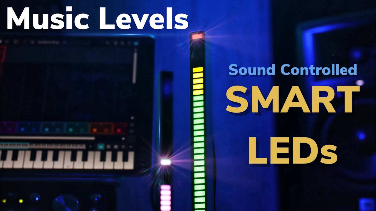 Music Levels LED lights for your Music Studio