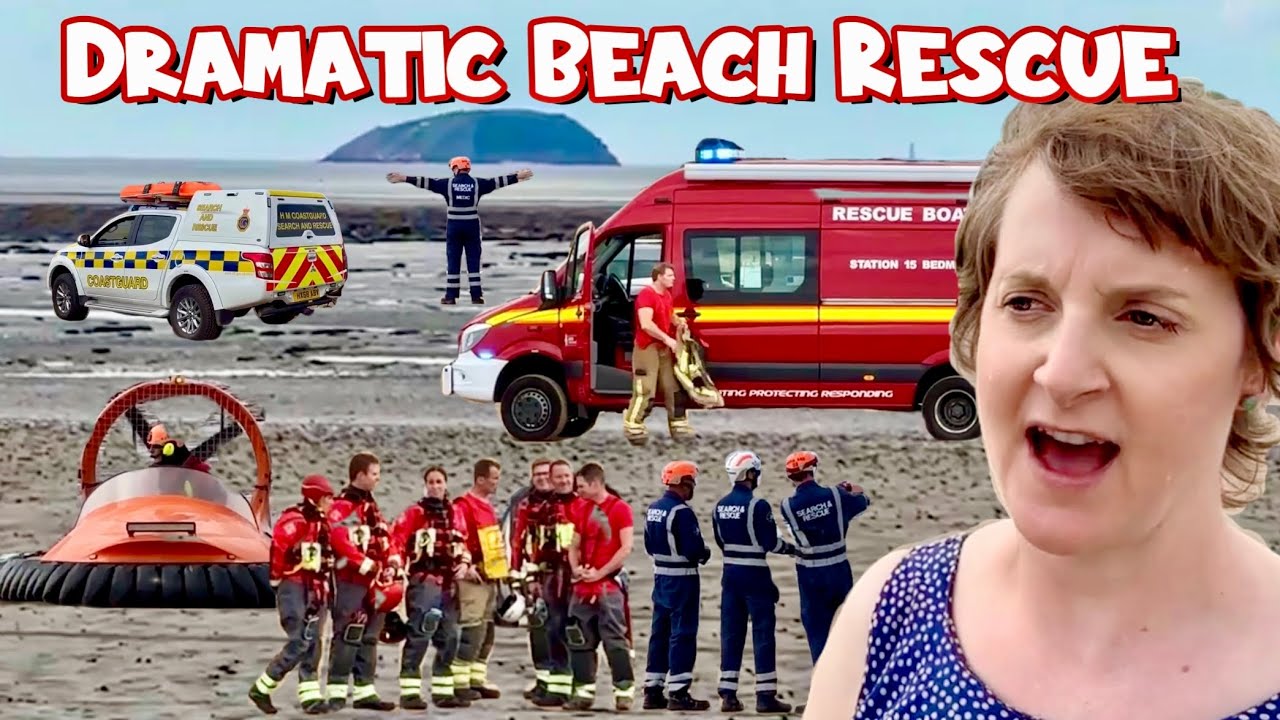 Dramatic Beach Rescue in Weston-super-Mare
