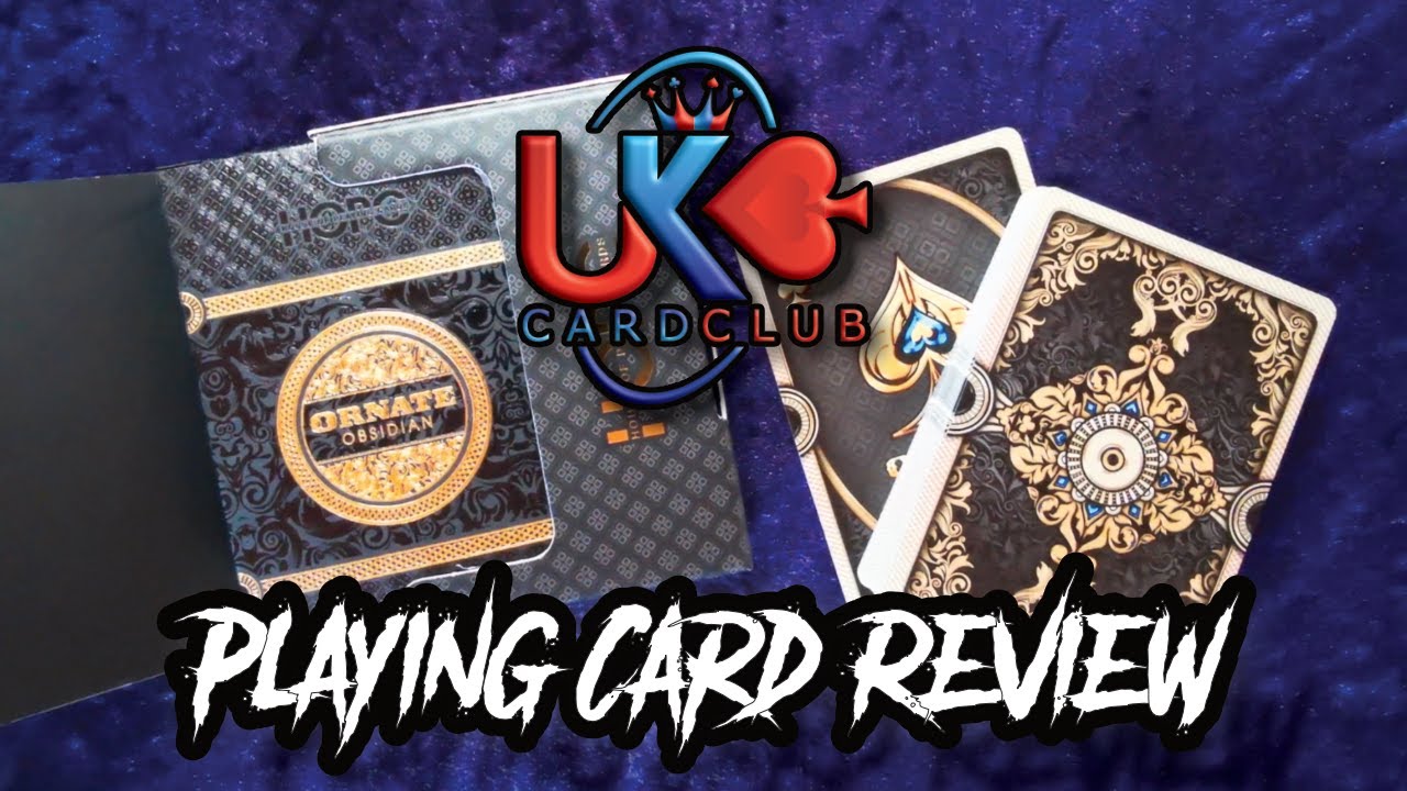 USPCC - Ornate Obsidian - Shadow Edition - Midnight Card Co - House of Playing Cards