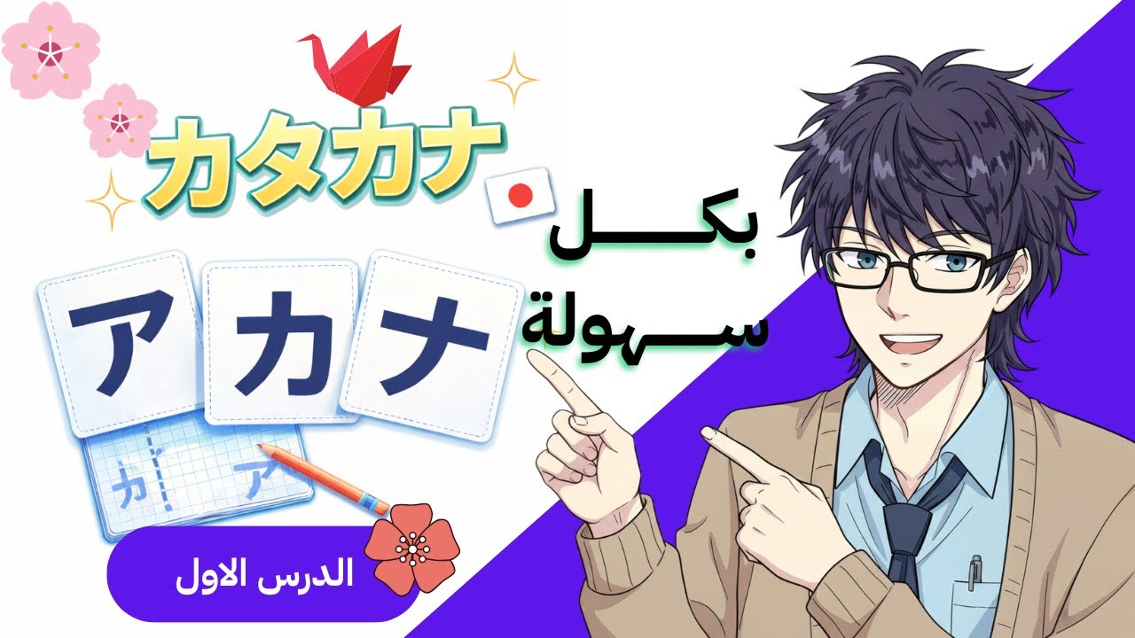 تعلم الكاتاكانا بسهولة - الدرس الأول للمبتدئين