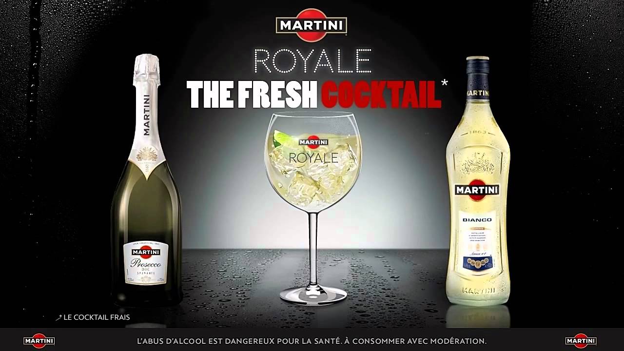 Recette Cocktail MARTINI Royale Bianco
