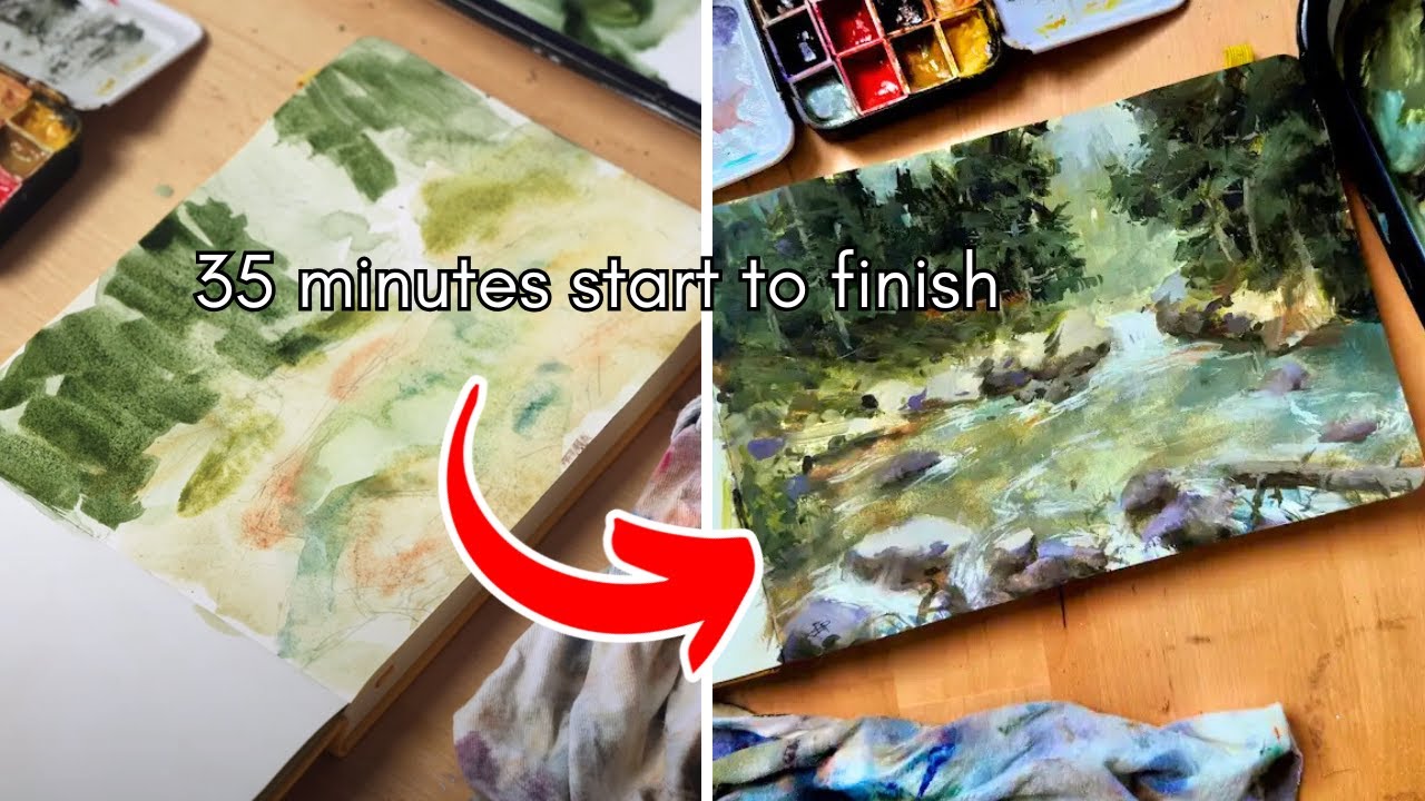 Landscape painting becomes EASY when you know these things..