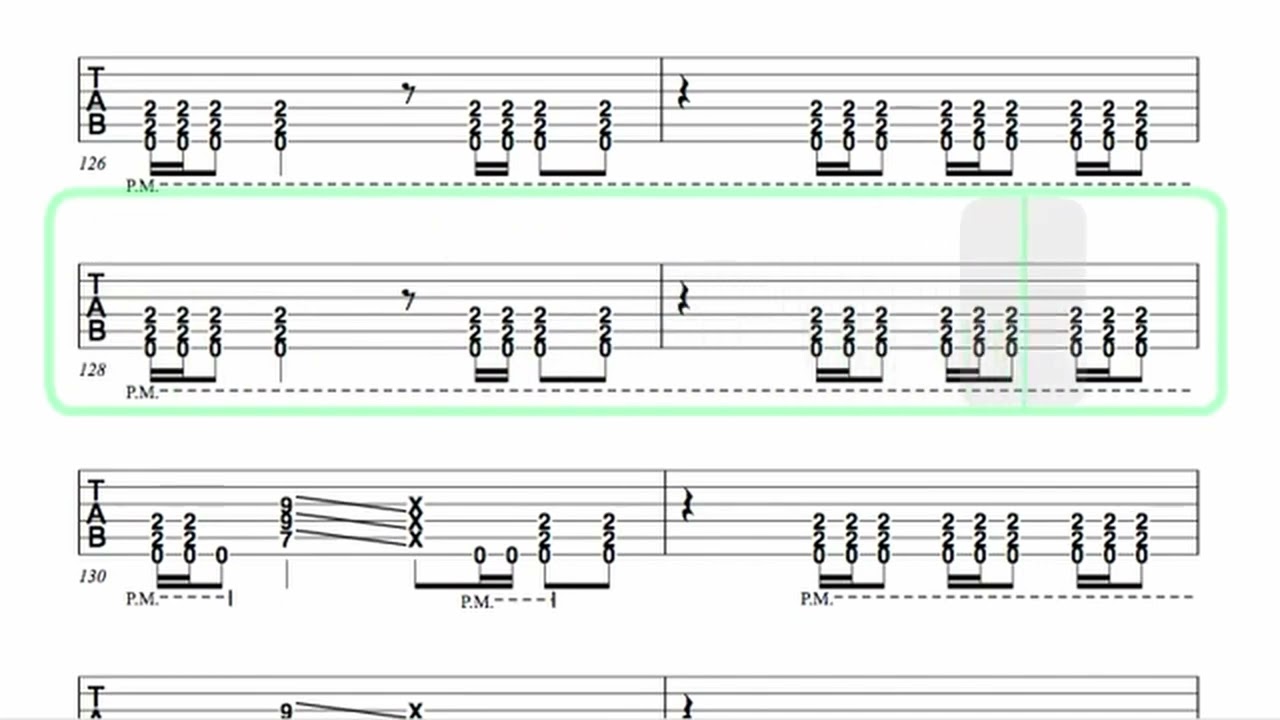 DREAM THEATER ● Fatal Tragedy [ Isolated Guitar 1 + TAB ]