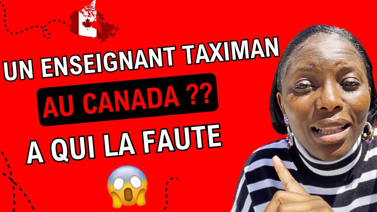 Il est dit que la plupart des enseignants africains travaillent dans les entrepôts au Canada 😲😒☹️