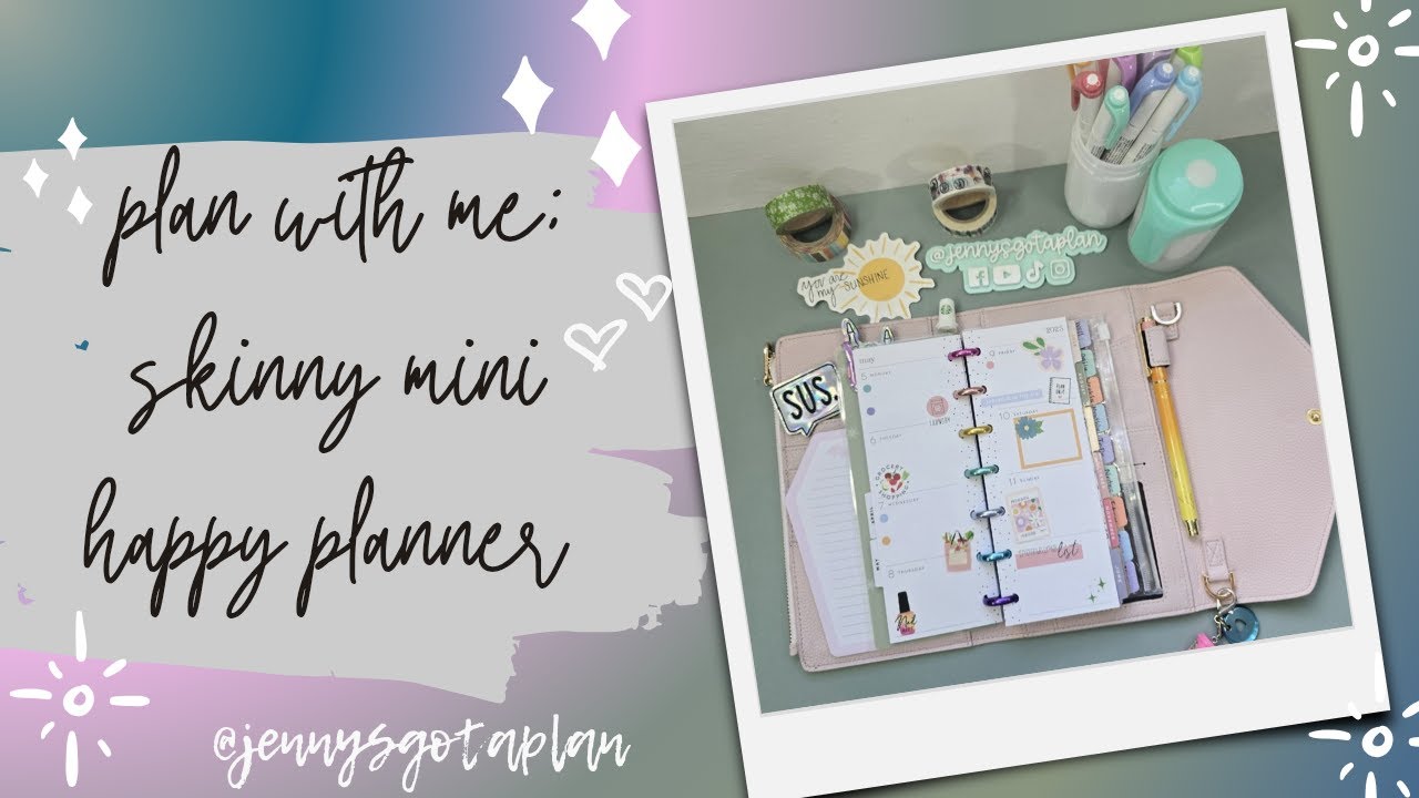 Plan With Me | In My Skinny Mini Happy Planner | May 5-11, 2025