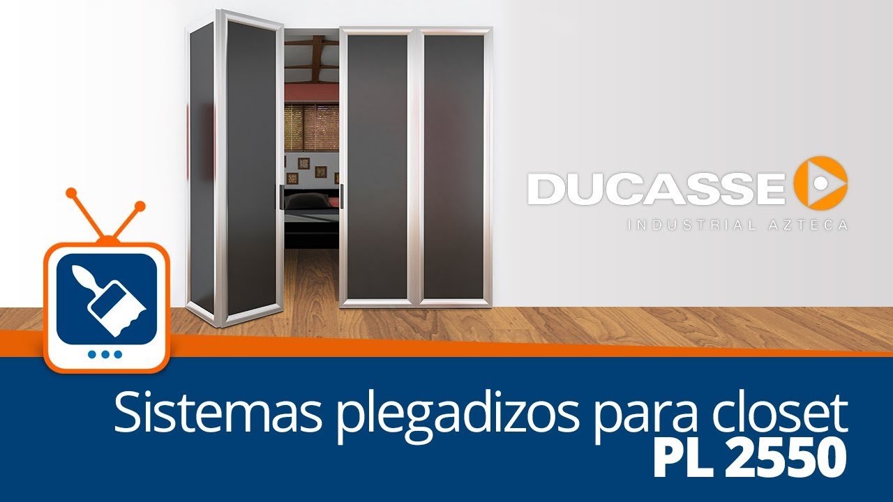 C&oacute;mo instalar un closet con sistema plegable PL-2550 Ducasse