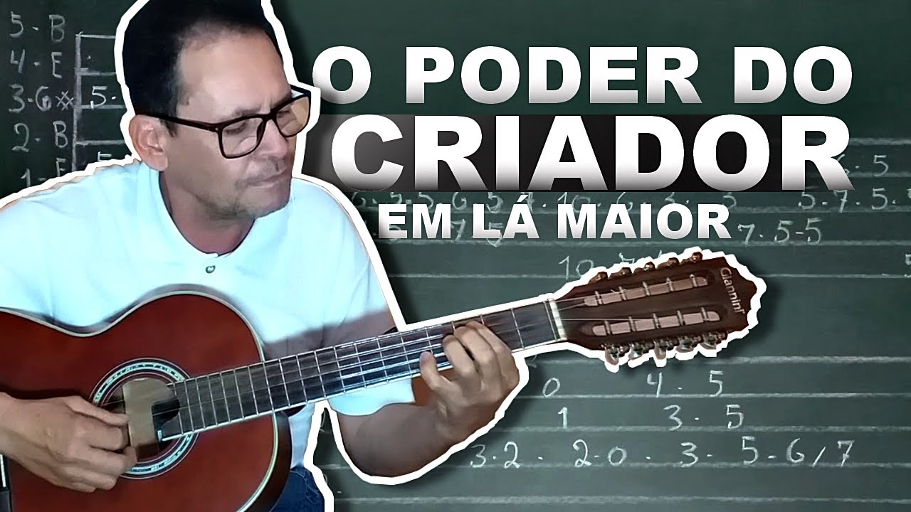 INTRODUÇÃO DA MUSICA O PODER DO CRIADOR EM LÁ MAIOR NA VIOLA
