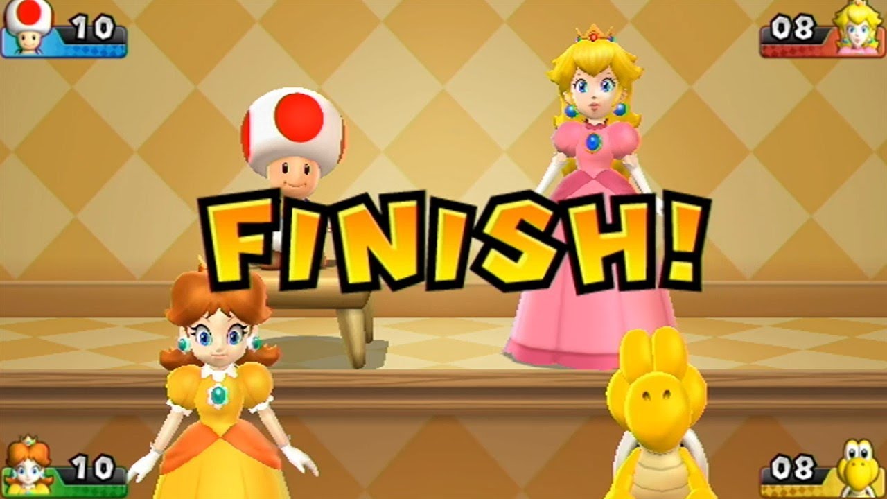 Mario Party 9◆Step It Up #213 Toad vs Peach vs Daisy vs Koopa