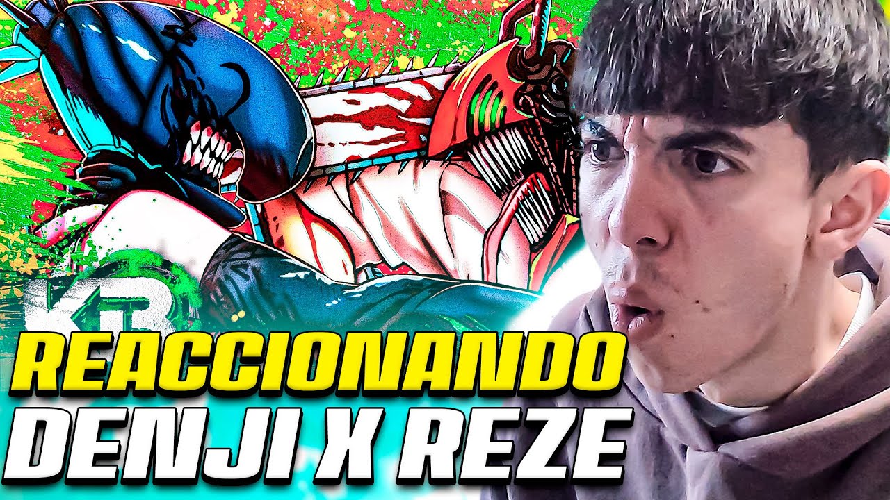 REACCIONANDO AL RAP DE DENJI x REZE (K-BOOM!)| CHAINSAW MAN| KBALLERO y NYAKO