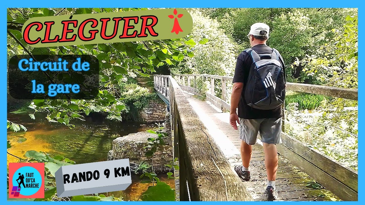 Randonnée en Morbihan. Cléguer. Circuit de la gare de Cléguer. 9 Km. #randonnée #bretagnetourisme