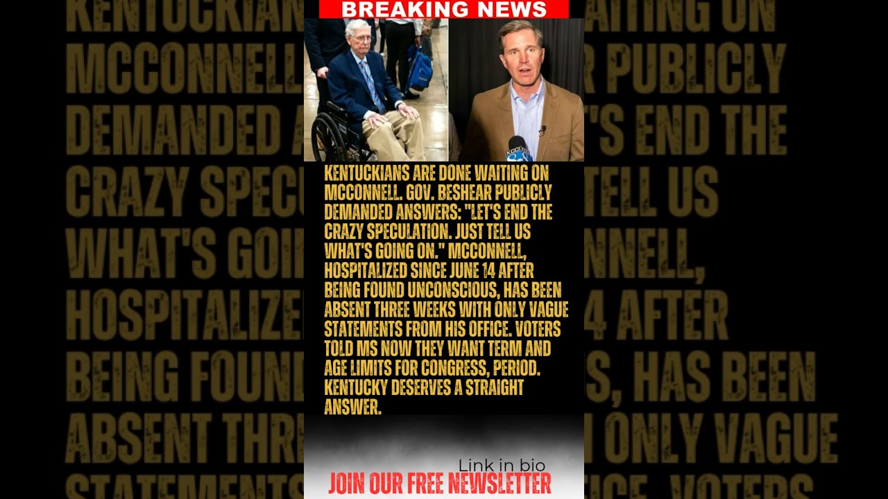 BREAKING: WANTED &ndash; DEAD OR ALIVE! Kentucky voters are DONE with the games over Mitch McConnell.