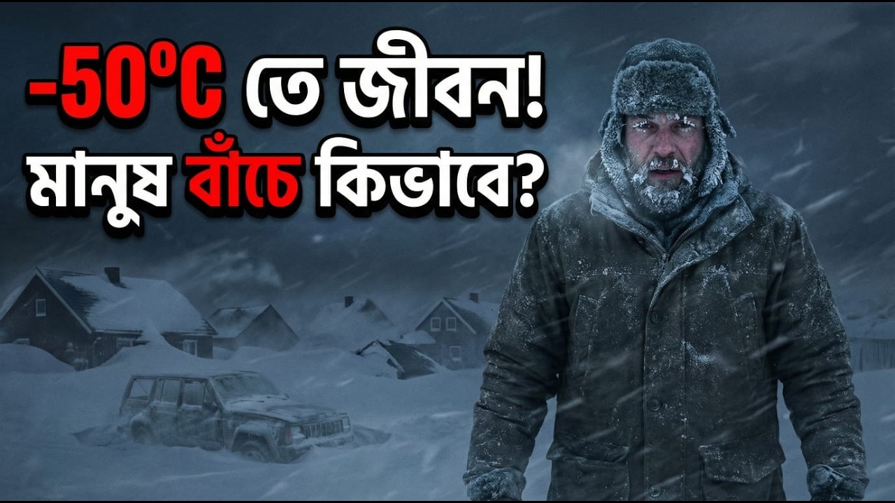 হাড় কাঁপানো শীতের দেশে জীবন | Life at -50°C | Extreme Winter Life