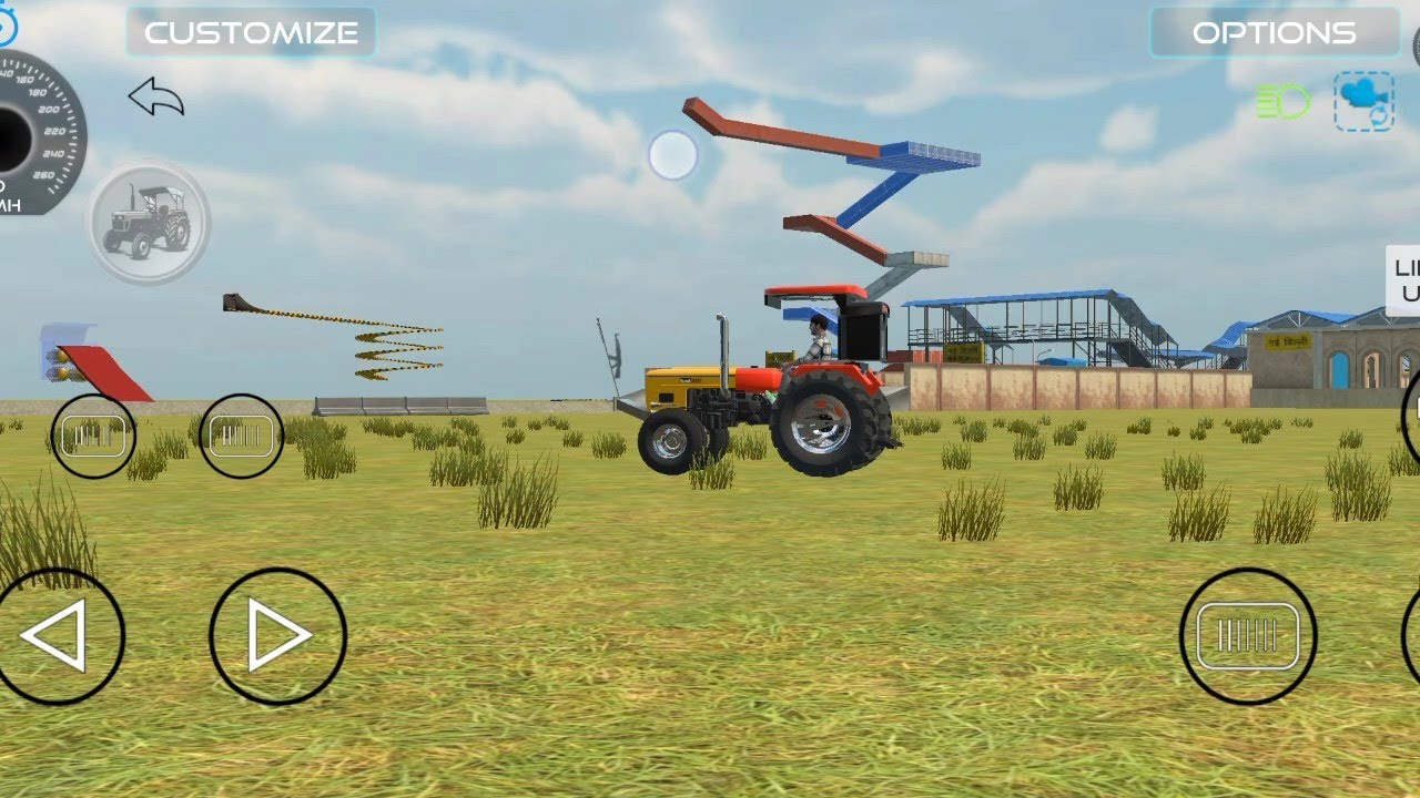 Indian vehicles simulator 3D game 🎮 [tractor stand] #gaming #game #gameplay 