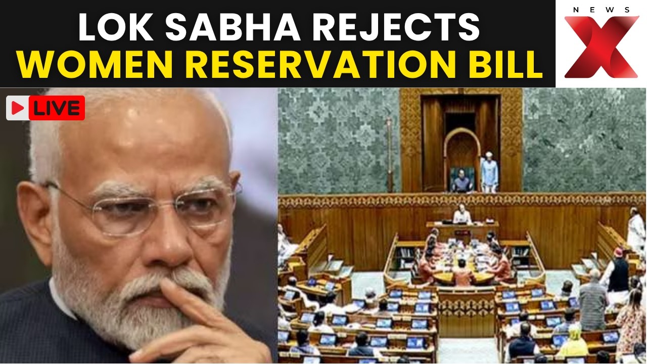 Women Reservation Bill Fails LIVE: Big Blow As Women Quota Bill Fails To Pass In Lok Sabha | LIVE