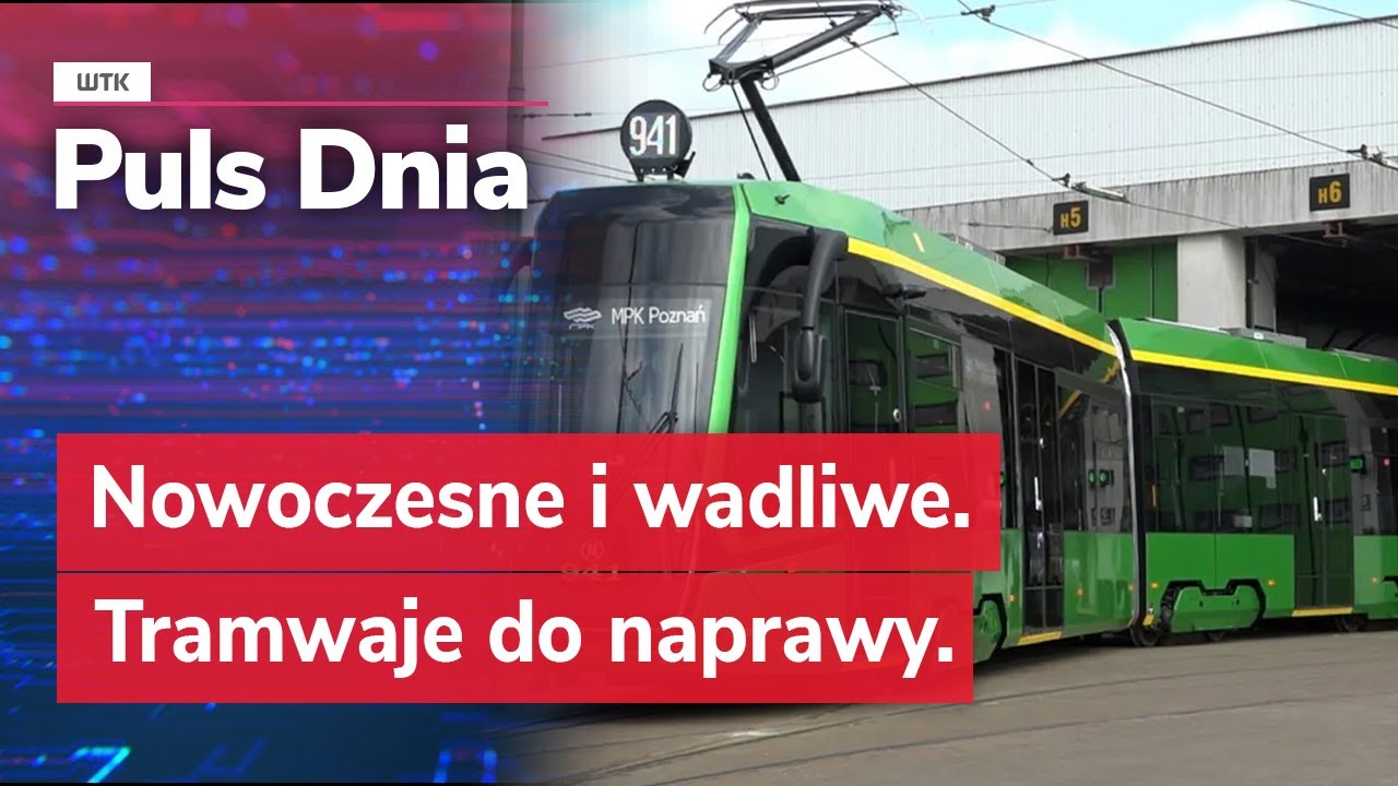Nowe tramwaje w Poznaniu DO REMONTU! Moderus Gamma ma wadę konstrukcyjną! 🚋