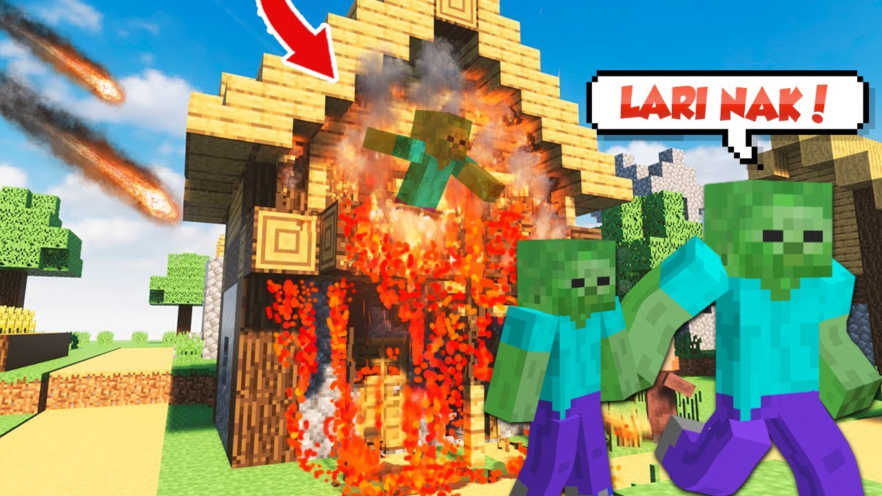 AKU SIKSA ZOMBIE MINECRAFT INI BUAT MASUK KE SQUID GAME !!!