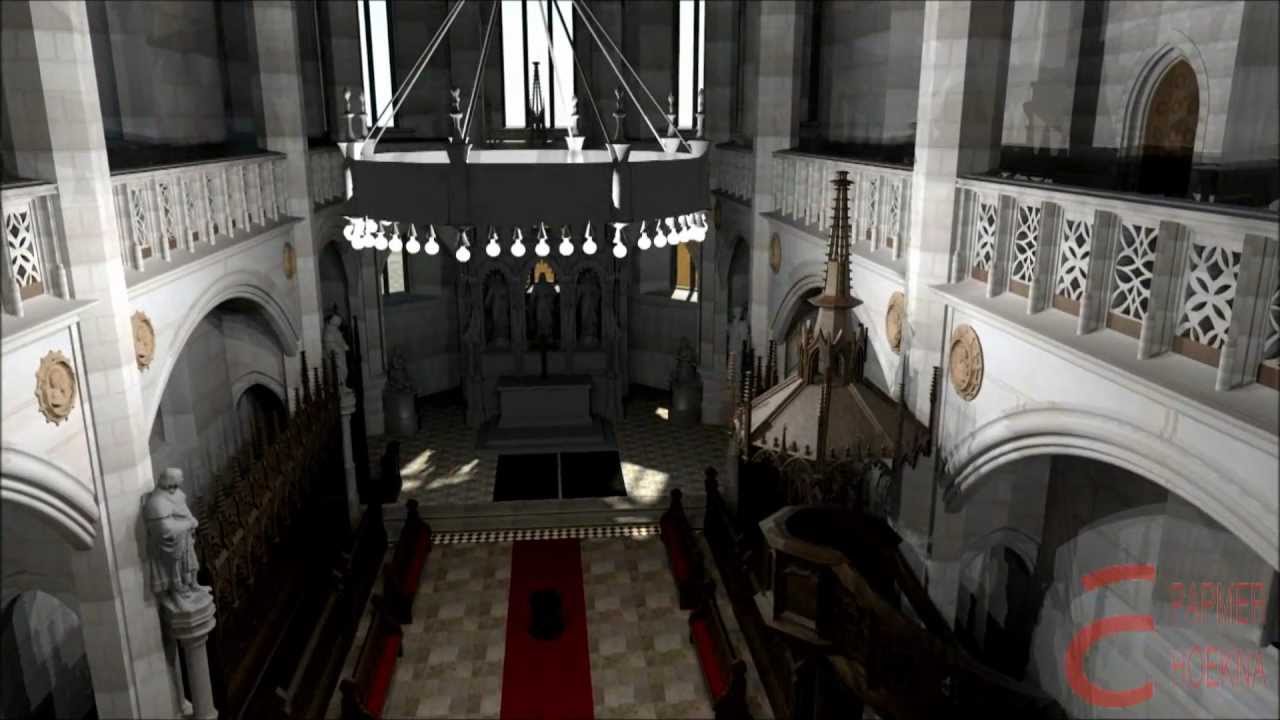 Visualisierung der Schlosskirche Wittenberg (3D-Modell)