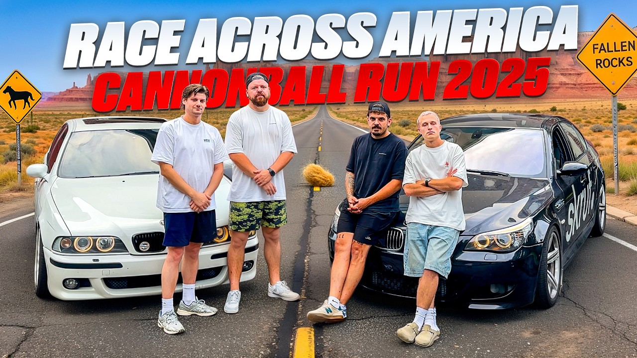 BMW E39 M5 vs. E60 M5 RACE ACROSS AMERICA! - Cannonball Run 2025 (New York to Los Angeles)