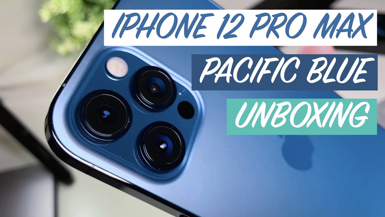 iPhone 12 Pro Max Pacific Blue Unboxing