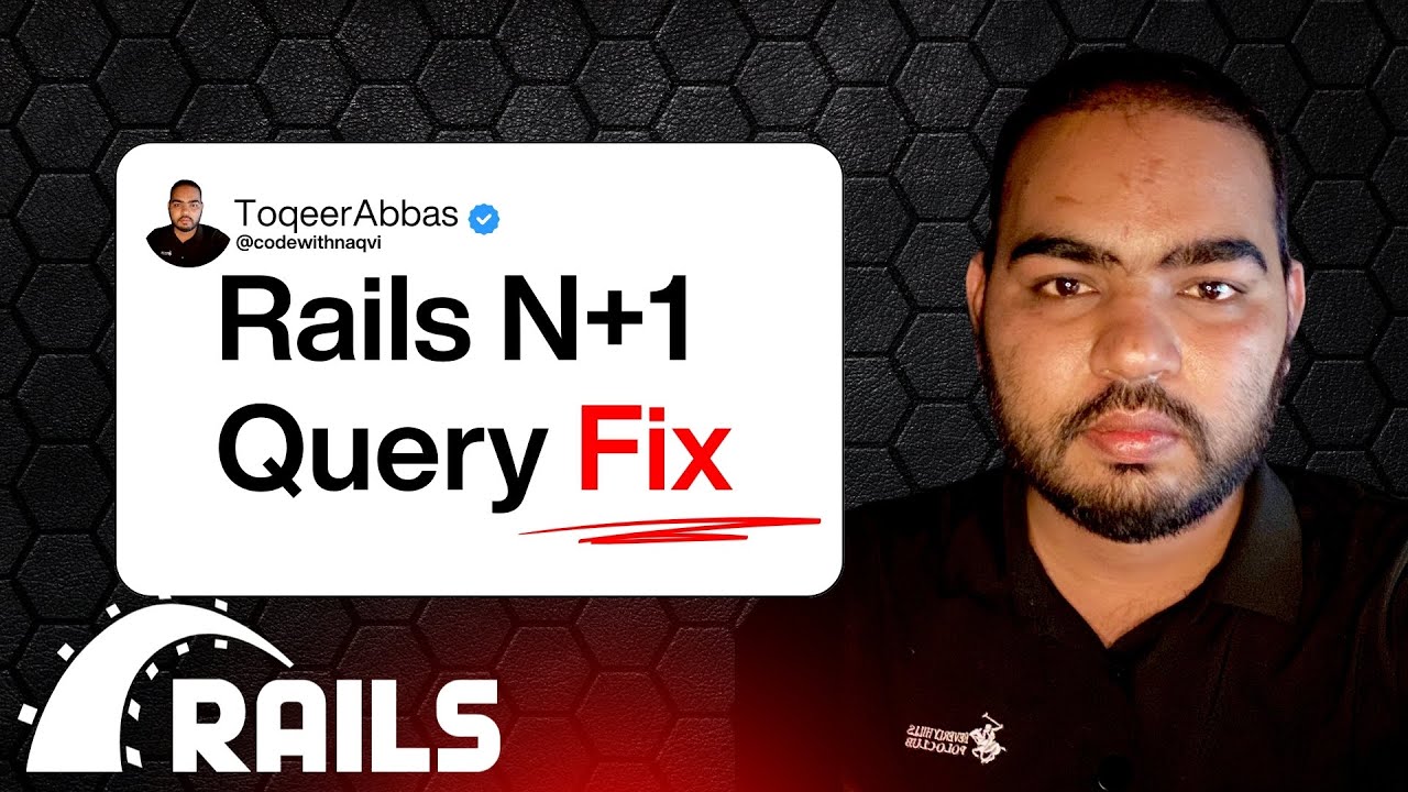 Rails N+1 Queries Full Guide (Urdu/Hindi) | Fix with includes, preload, eager_load
