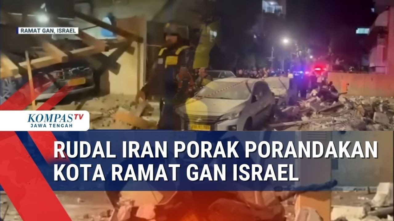 Rudal Iran Porak Porandakan Kota Ramat Gan Israel