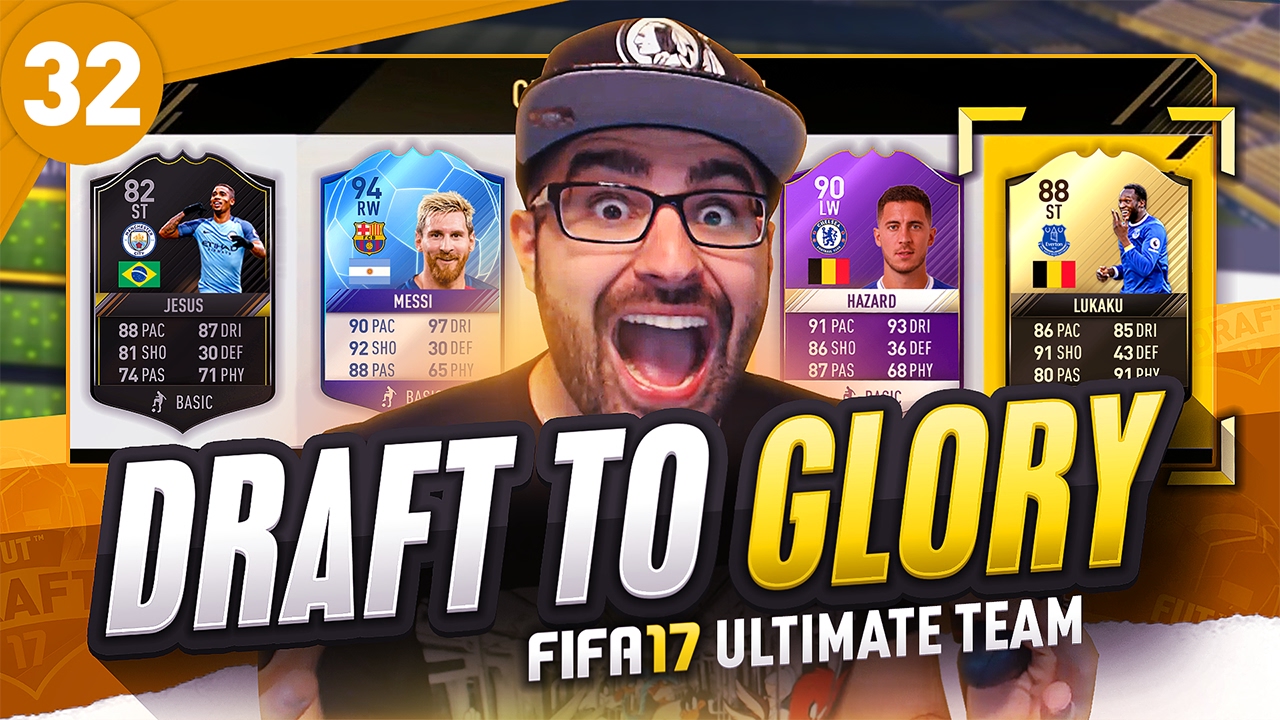 HOLY SH*T 88 LUKAKU THE G.O.A.T! DRAFT TO GLORY FIFA 17 ULTIMATE TEAM #32