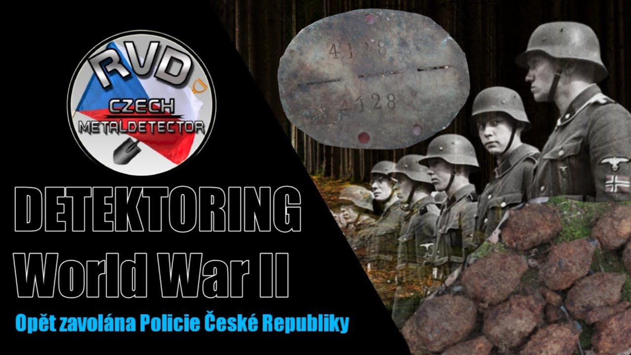 Detectoring WWII Retreat Route of the German Army #wwii #rvdczechmetaldetektor