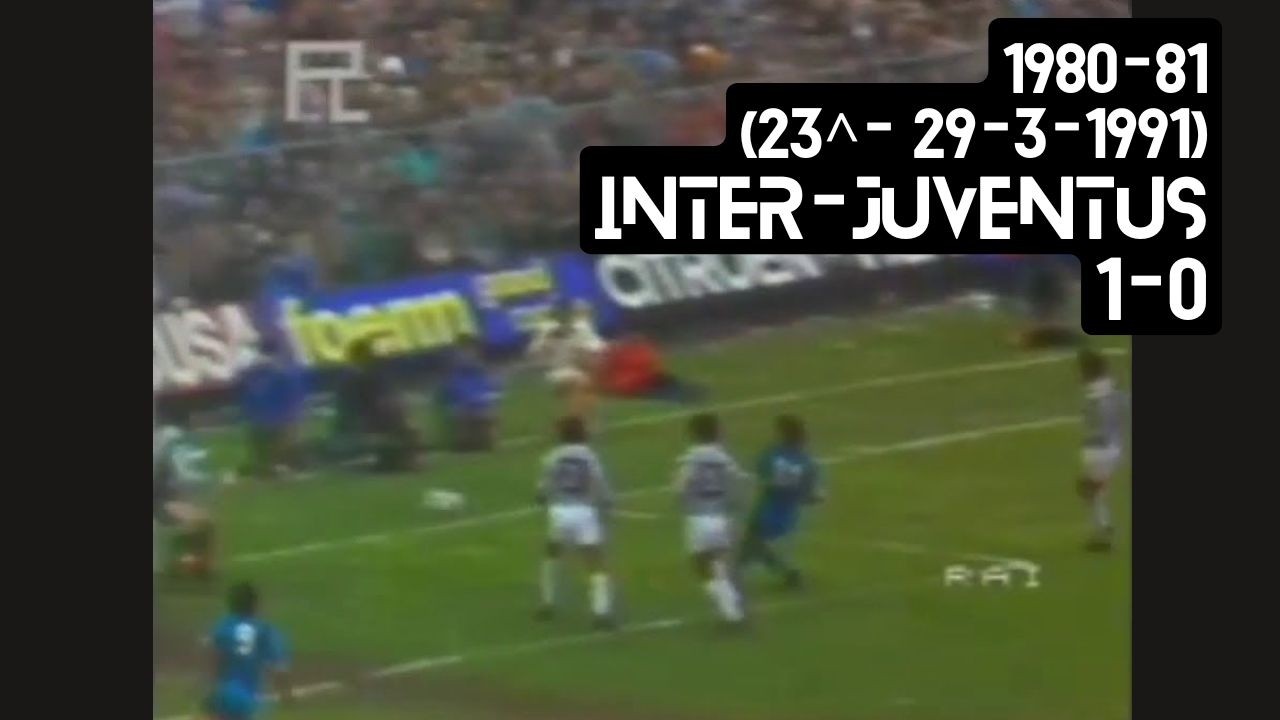 1980-81 (23^ - 29-03-1981) INTER-Juventus 1-0 [Muraro] RaiSport [2°Tempo]