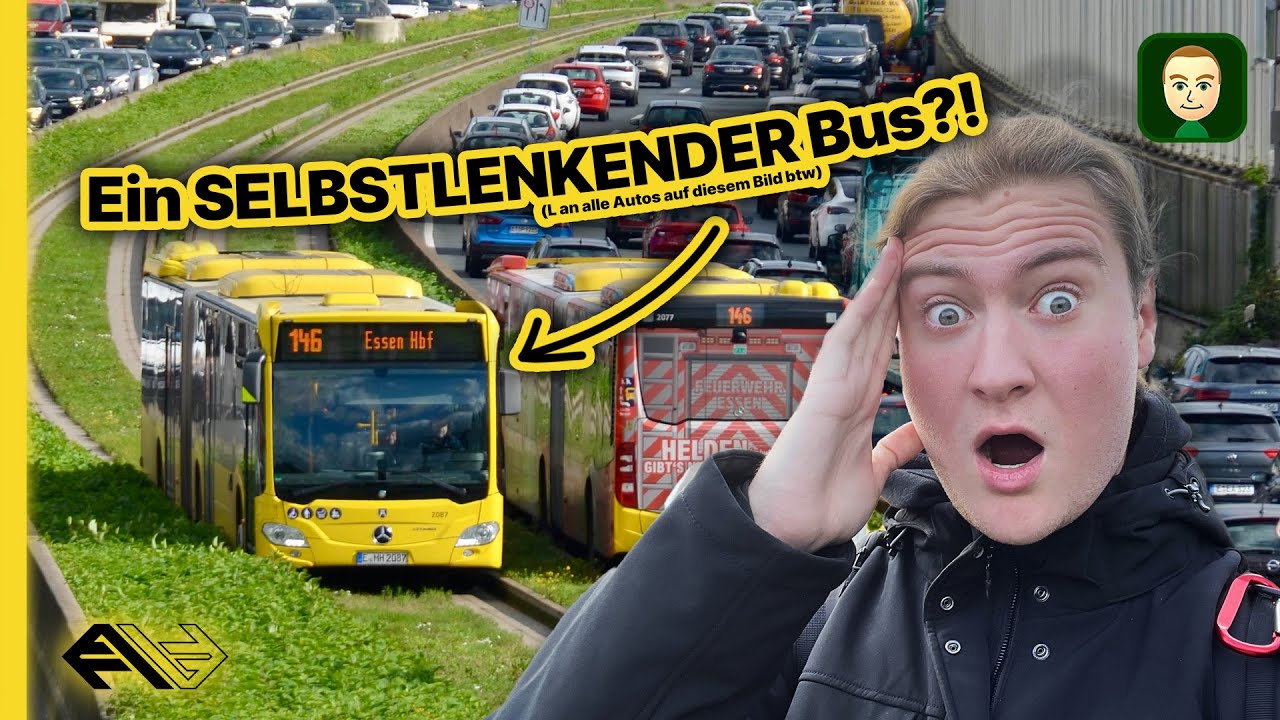 Dieser BUS fährt OHNE ZU LENKEN?! 🚌🔥 | Spurbus Essen
